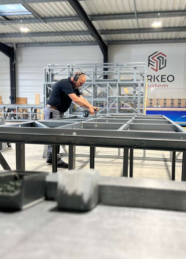 Construction maison ossature acier hors site